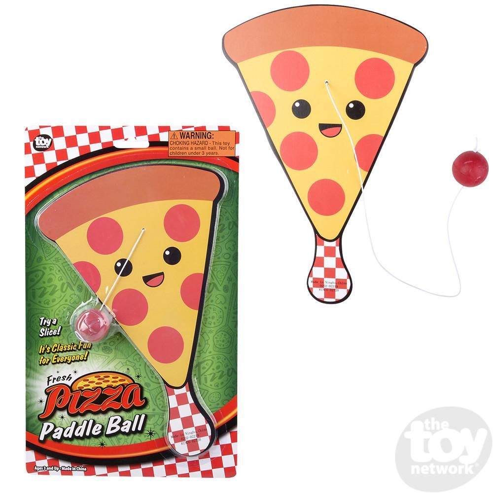 The Toy Network 10" Pizza Paddle Ball