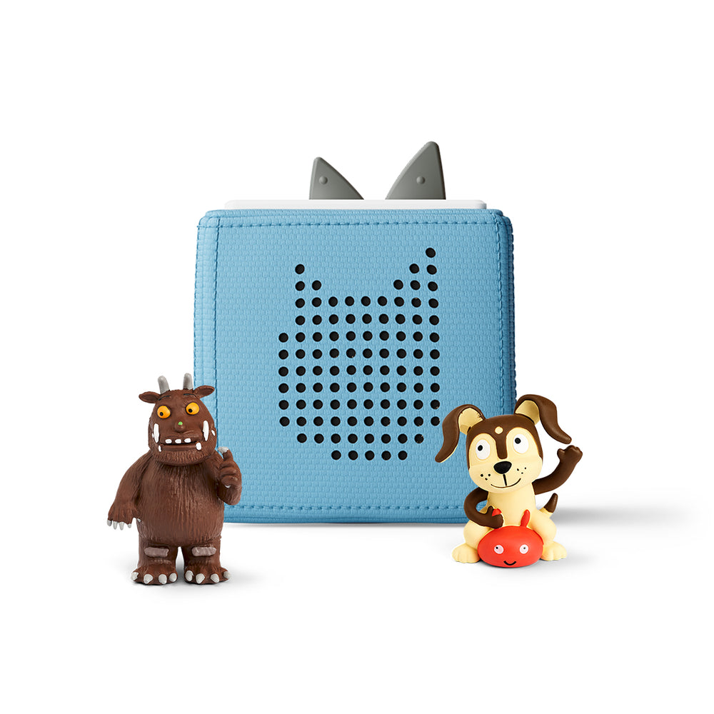 Toniebox Playtime Audio Player Starter Set – Light Blue (with FREE Gruffalo Tonie)