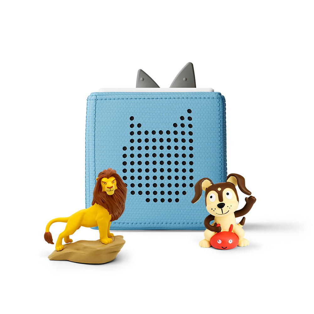 Toniebox Playtime Audio Player Starter Set – Light Blue (with FREE Lion King Tonie)