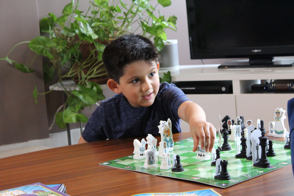 ROO GAMES Quick Chess - Learn Chess with 8 Simple Activities - For Ages 6+  - Chess Set for Kids