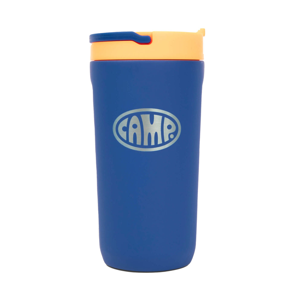 Camp 12 Oz Logo Corkcicle Kids Electric Navy