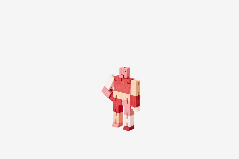 Areaware Cubebot Capsule Small Red Multi