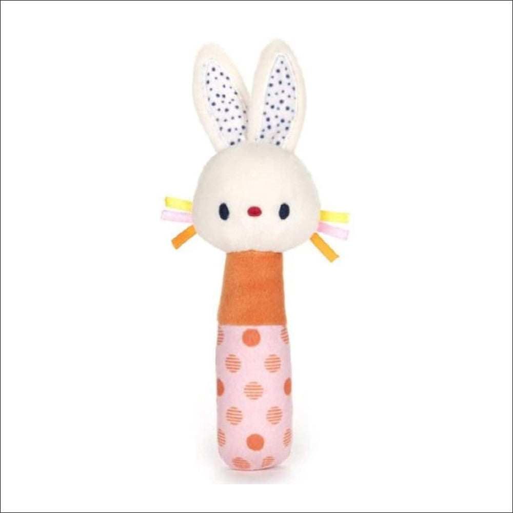 GUND Tinkle Crinkle Stick Rattle-Bunny