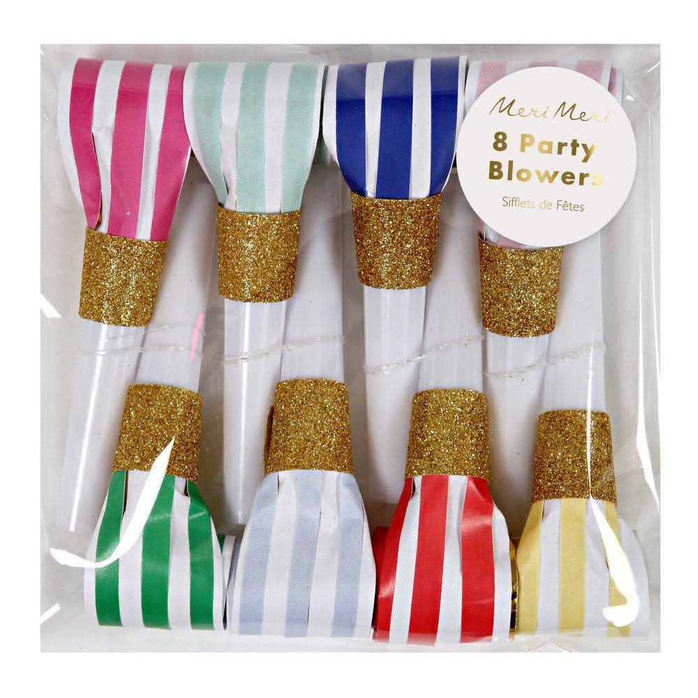 Meri Meri Bright Stripe Party Blowers