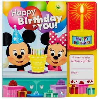 MICKEY HAPPY BIRTHDAY BOOK