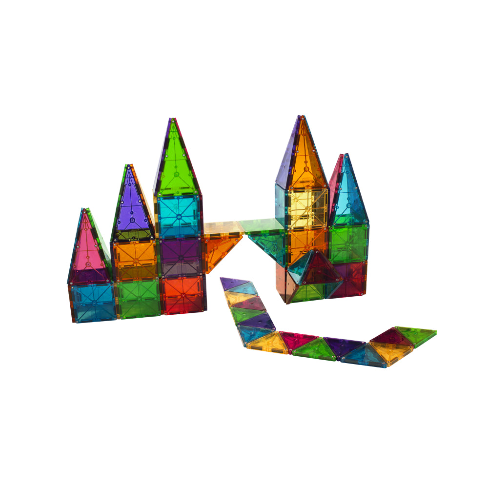 MAGNA-TILES® Classic 100-Piece Magnetic Construction Set with FREE Storage  Bin