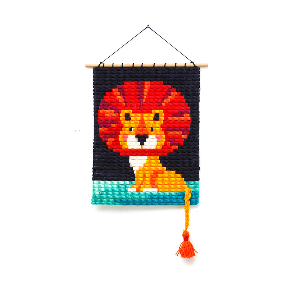 Sozo DIY 3D Wall Art Lion Needlepoint Kit