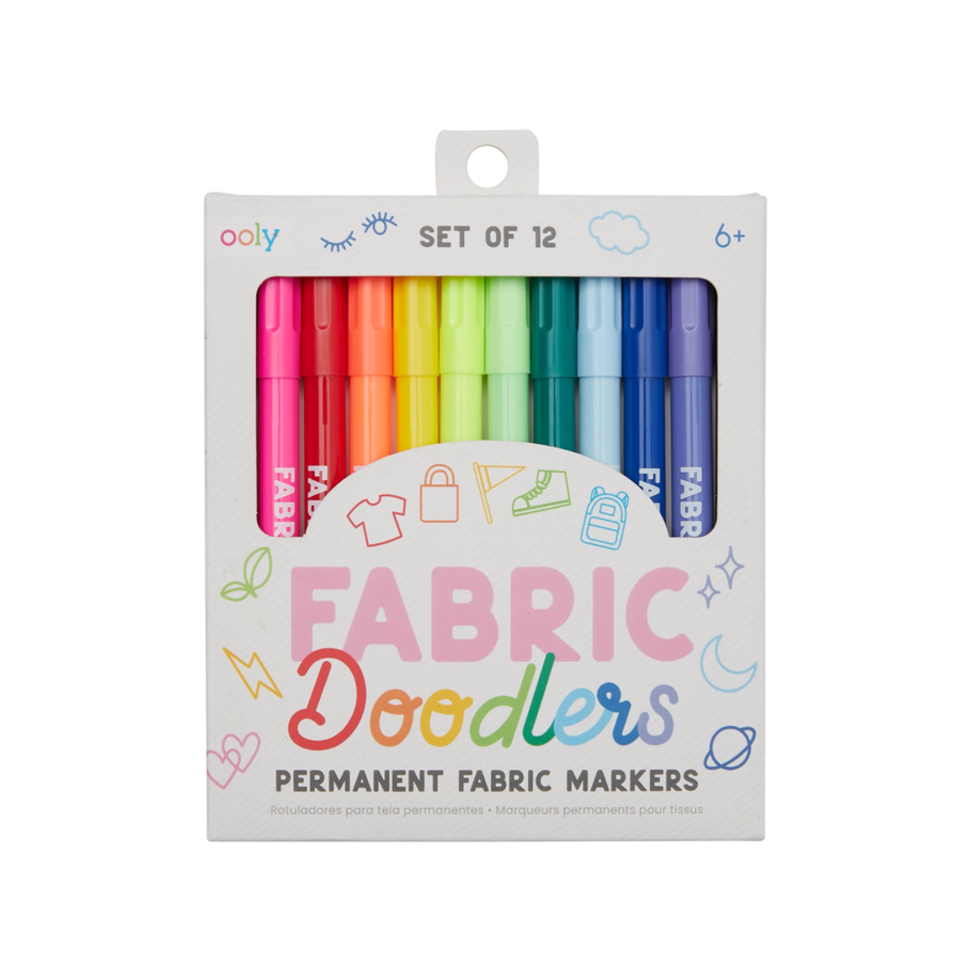 Big Bright Brush Markers by OOLY – Plum Print