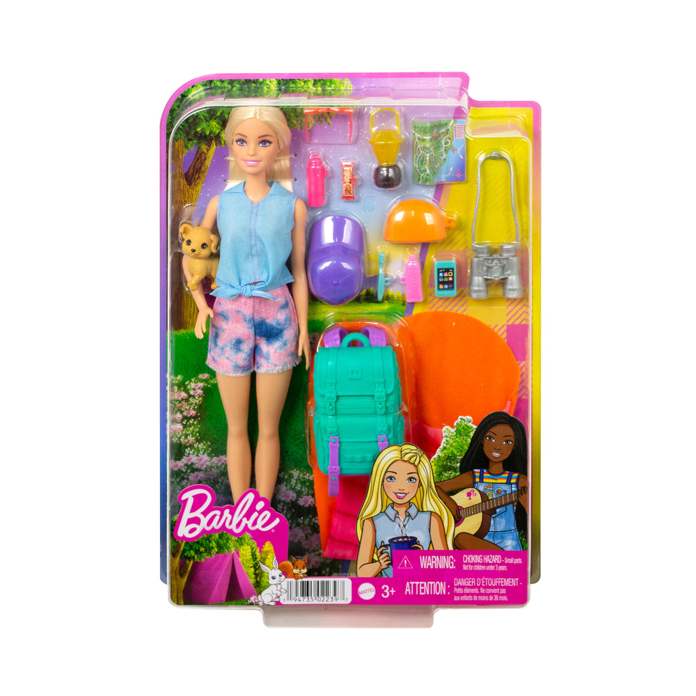 Barbie® "Malibu" Camping Doll & Accessories Playset