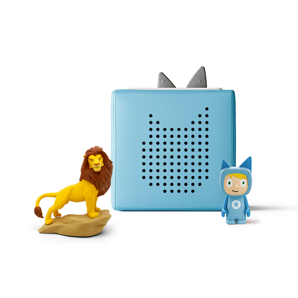 Toniebox Audio Player Starter Set – Light Blue (with FREE Disney Lion King Tonie)