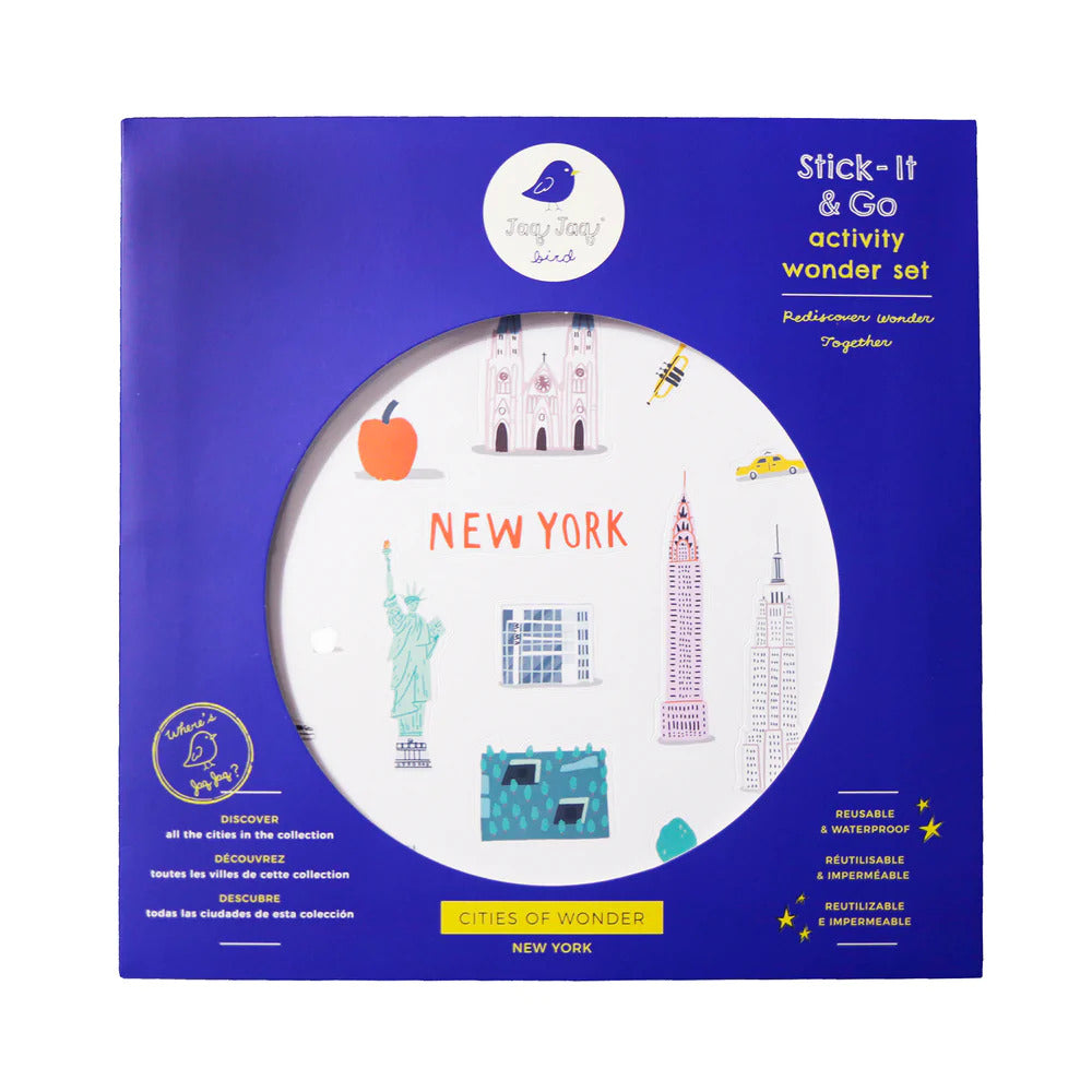 Jaq Jaq Cities of Wonder New York Stickers