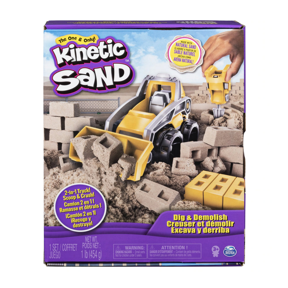 Kinetic Sand Dig & Demolish Truck Playset