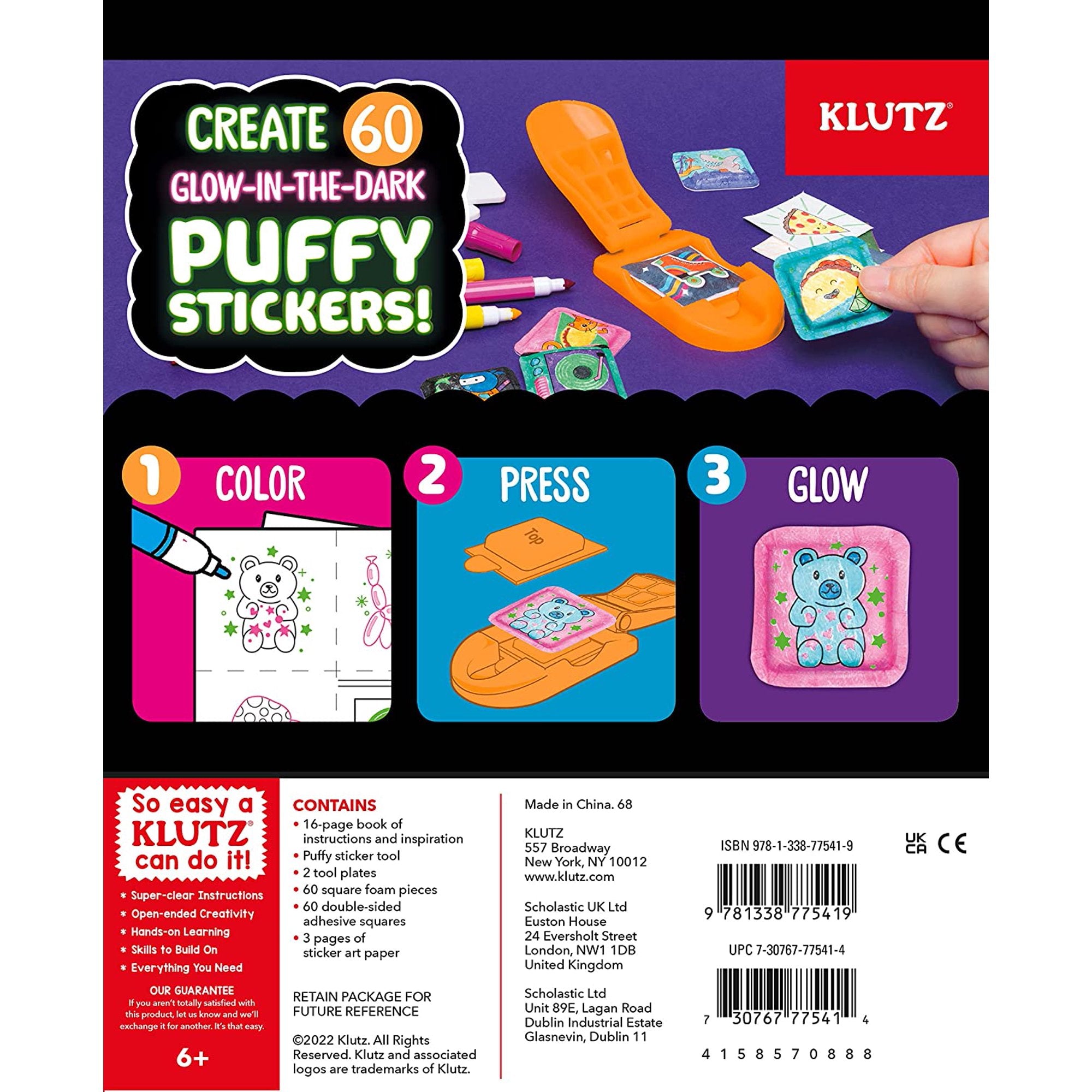 Klutz Make Your Own Puffy Stickers