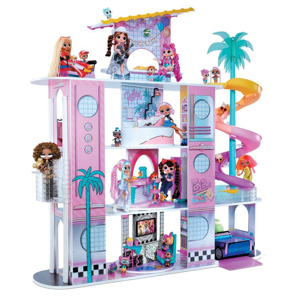  L.O.L. Surprise! OMG House of Surprises Beauty Booth Playset  with Her Majesty Collectible Doll and 8 Surprises, Dollhouse Accessories,  Holiday Toy, Great Gift for Kids Ages 4 5 6+ Years 