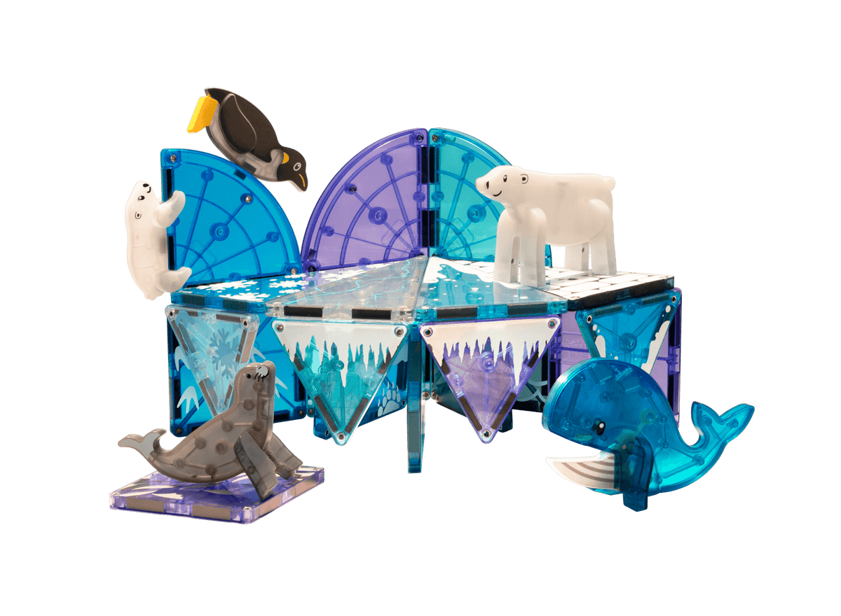 Magna-Tiles Arctic Animals 25-Piece Building Set