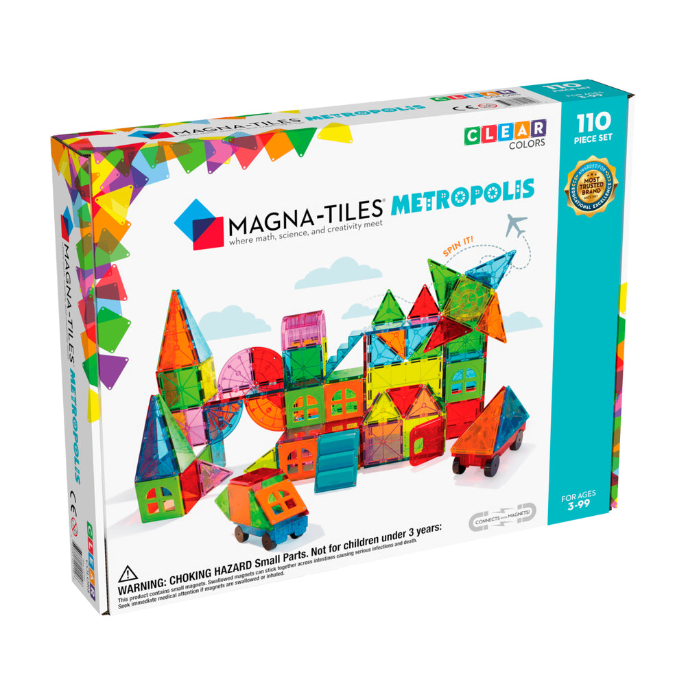 Magna-Tiles Metropolis 110-Piece Building Set