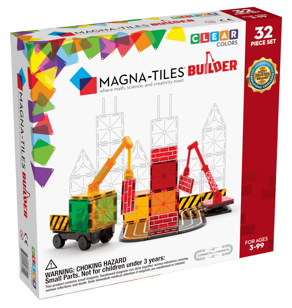 Magna-Tiles Builder 32-Piece Building Set