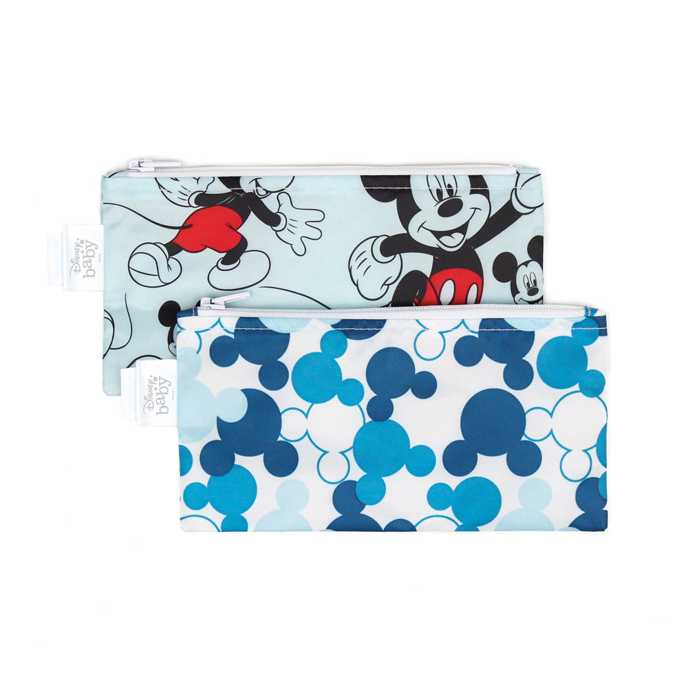 Disney Mickey Reusable Small Snack Bag 2 Pack