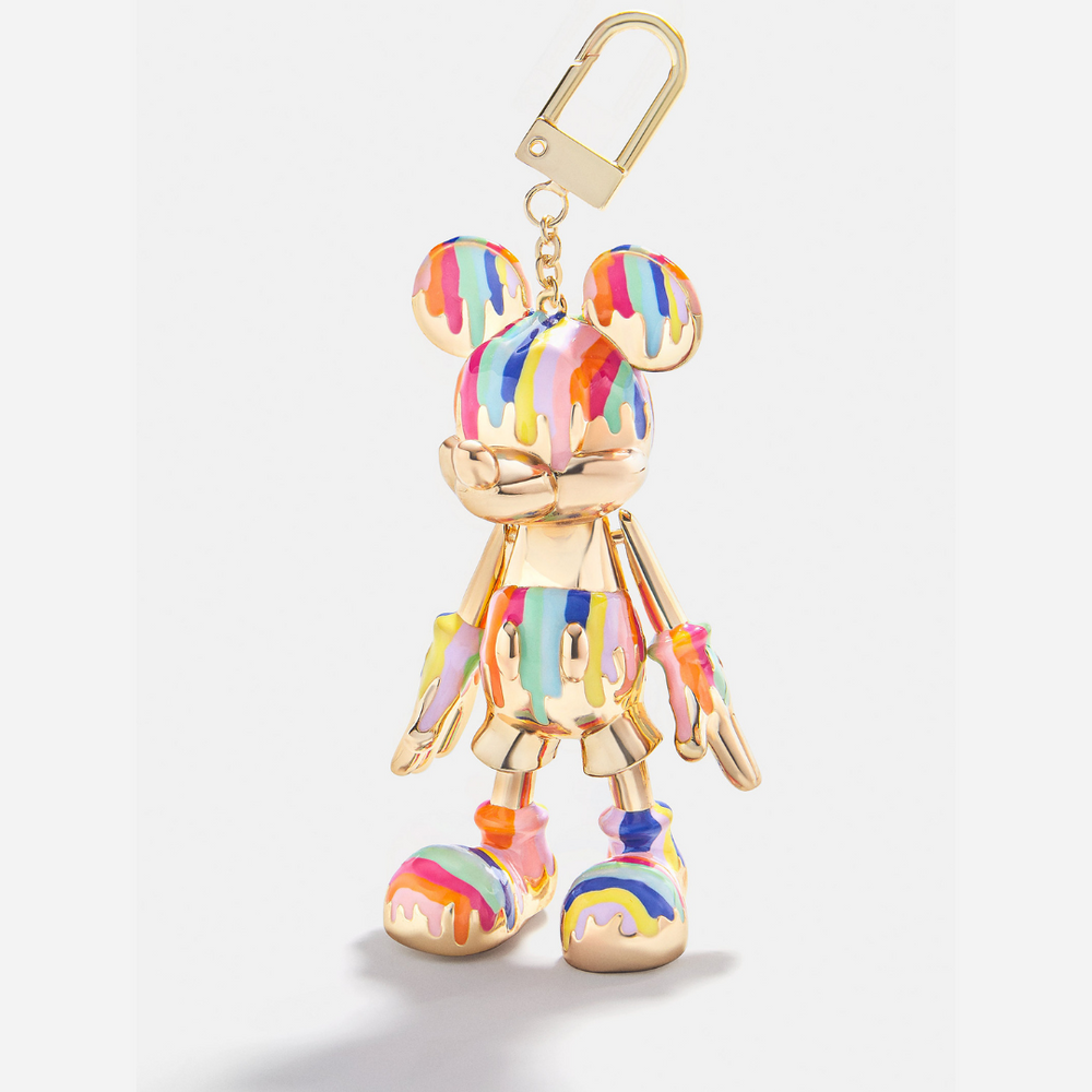 Mickey Mouse Disney Bag Charm: Paint Drip