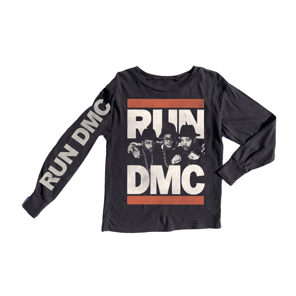 Rowdy Sprout Run DMC Black L/S Tee