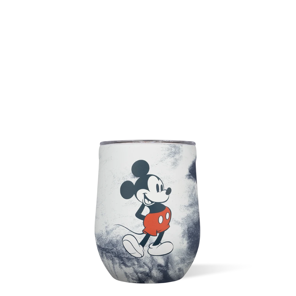 Stemless - 12oz Disney Mickey- Tie Dye