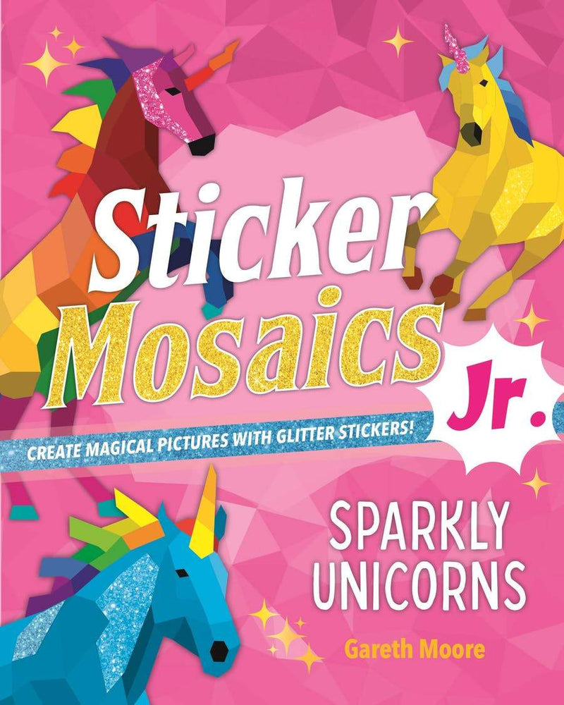 Macmilan Sticker Mosaics Jr Sparkly Unicorns Book