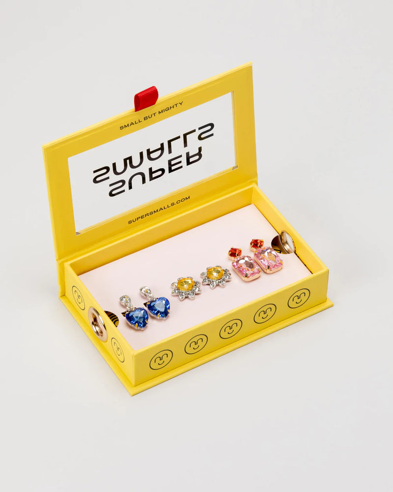 Super Smalls Dinner and Movie Clip On Earring Set