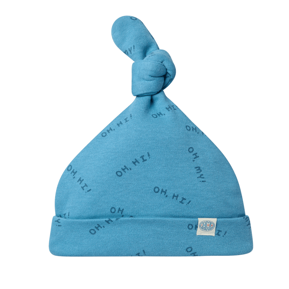 CAMP Knotted Cap - Oh Hi, Oh My Blue