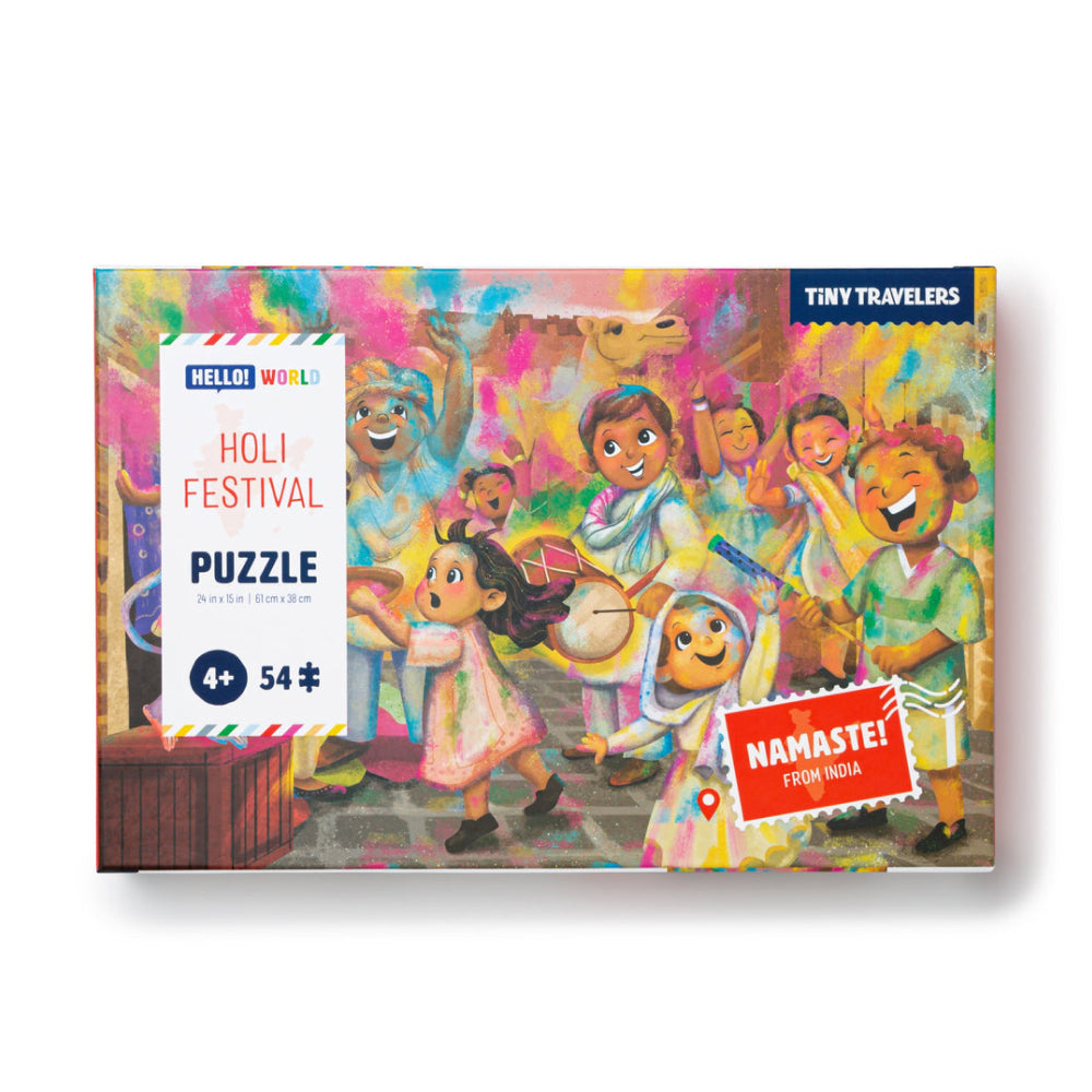 Tiny Travelers Holi Festival Puzzle