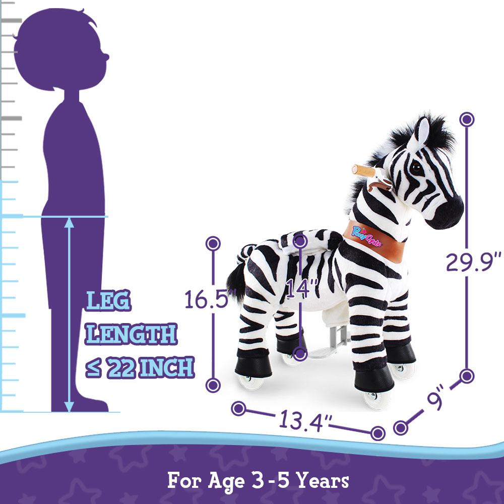 Pony Cycle UX-Series Small Zebra Ages 3-5