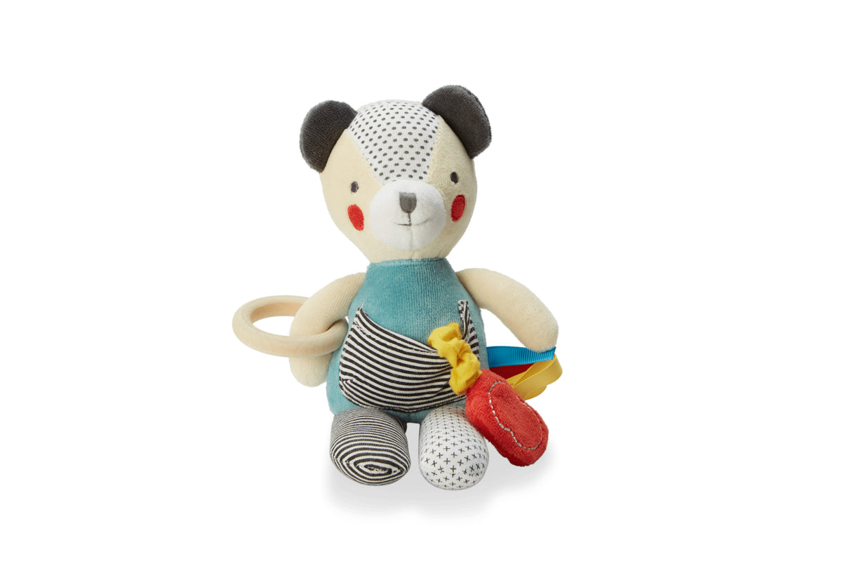 Petit Collage Busy Bear Organic Activity Toy