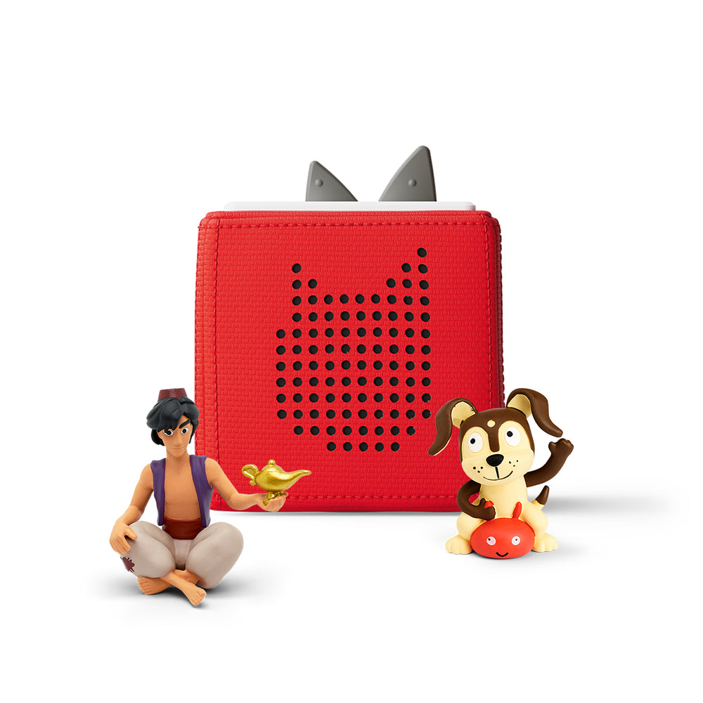 Toniebox Playtime Audio Player Starter Set – Red (with FREE Aladdin Tonie)