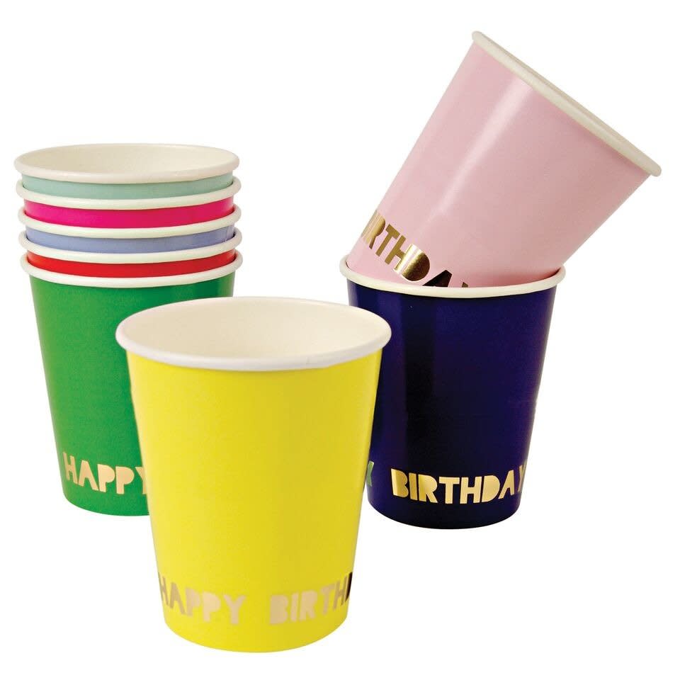 Meri Meri Happy Birthday Party Cups