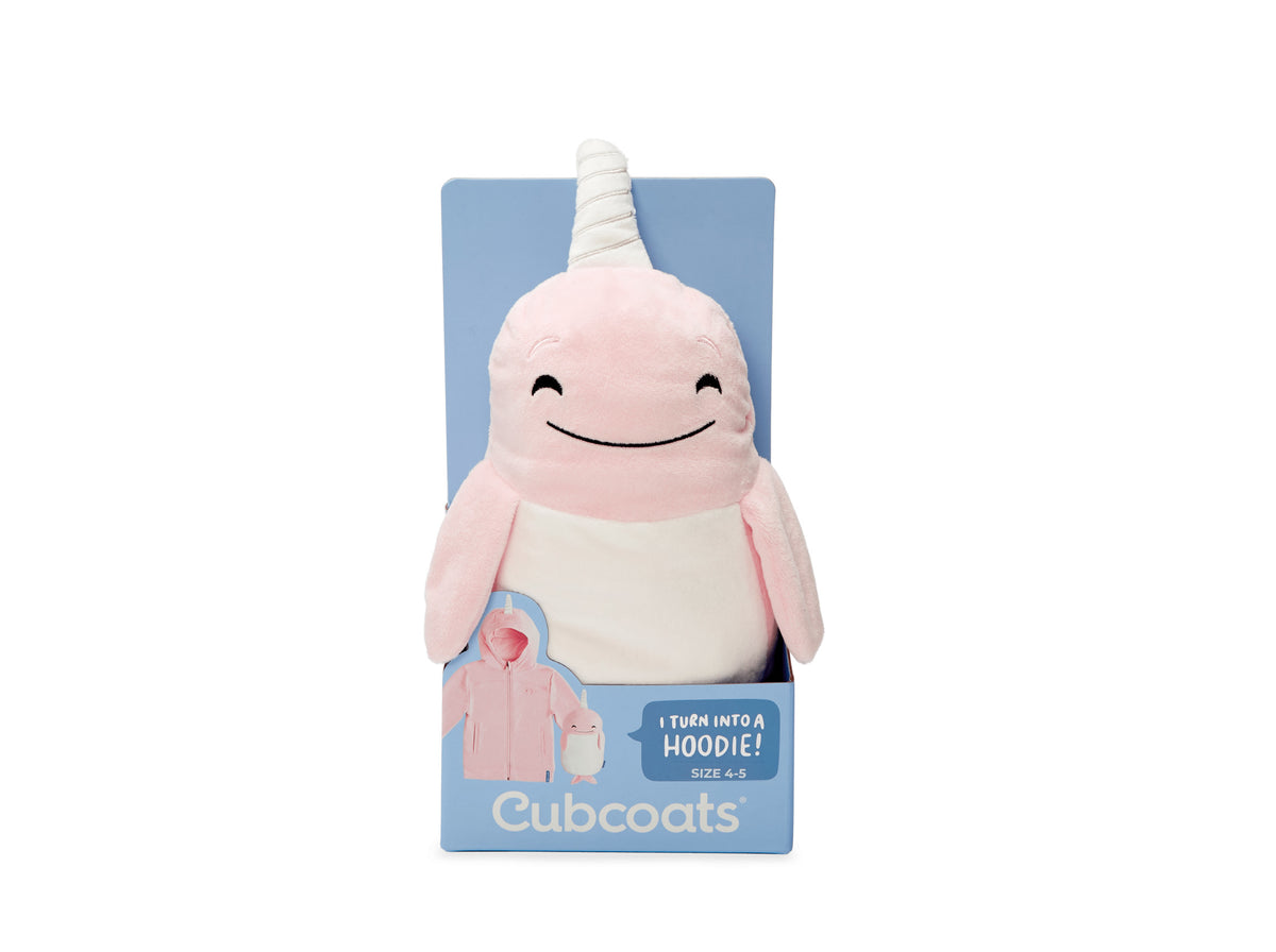 Cubcoats Nell the Narwhal Zip-Up Hoodie