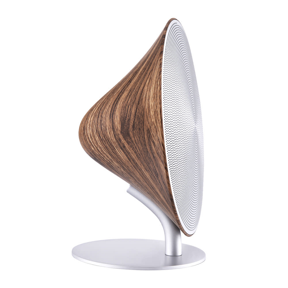 Gingko Mini Halo One Bluetooth Speaker - Walnut Wood