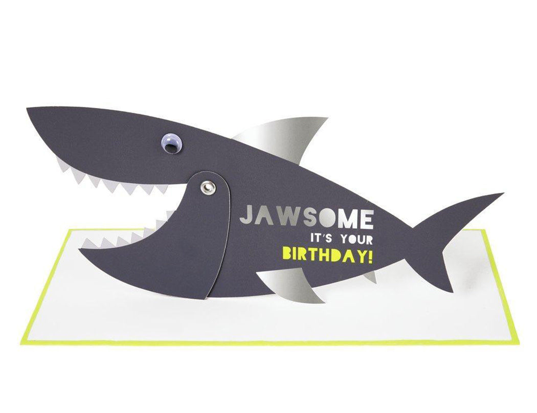 Meri Meri Shark Jawsome Birthday Greeting Card