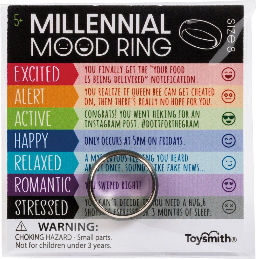 Toysmith Millennial Mood Rings