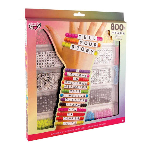 Fashion Angels Tell Your Story DIY Bead Set: Over 800 Charms & Alphabet  Beads for Bracelet Making. Perfect Kids Bracelet Kit for Girls & Boys Aged  8-12. Craft U…