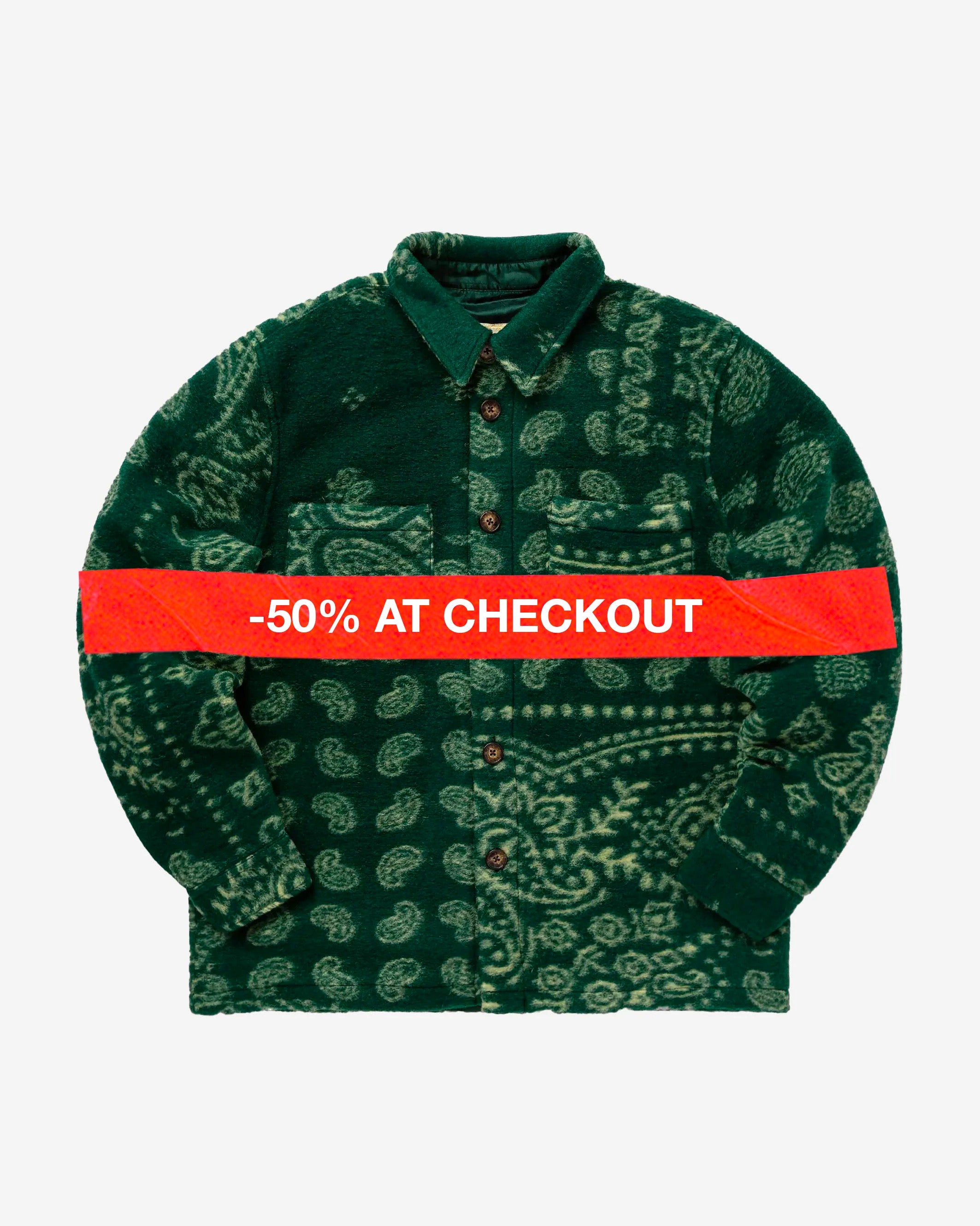 Portuguese Flannel - Abstract Paisley Overshirt