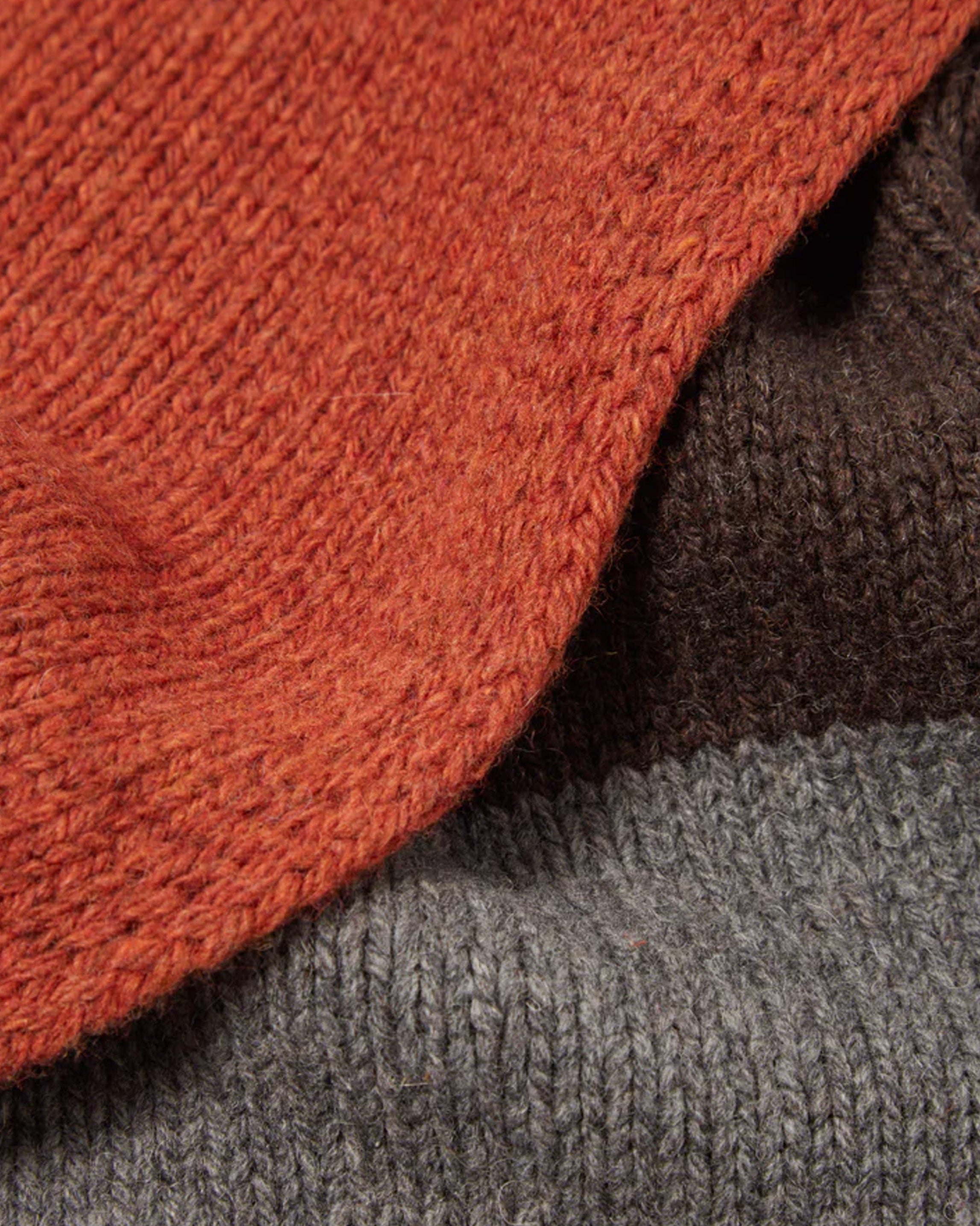 Eco Wool comes from one of our favourite Italian suppliers of ethically sourced, mostly up-cycled and recycled fibres. It makes a soft and durable wool yarn that we use to produce many of our best-knit pieces. A must-have every winter. • Three-tone seasonal knit. • Fabric Content: 81% Wool, 15% Polyamide, 4% Other Fibres. • Washcare: Cool hand wash. Do not bleach. Do not tumble dry. Dry Flat. Warm iron. Dry Cleanable. Wash like colours together.