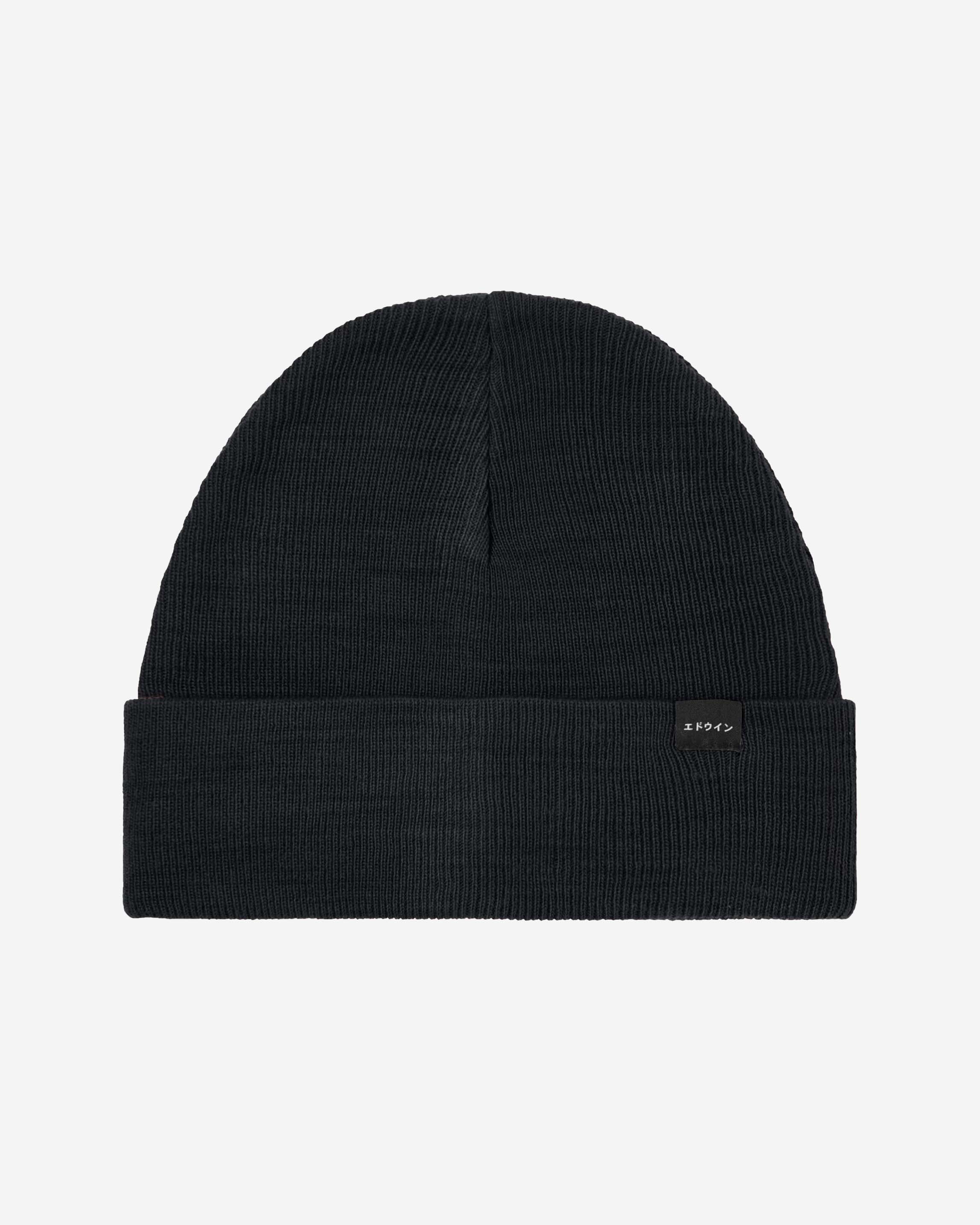 The EDWIN Watch Cap Beanie is a 100% Jersey Acrylic beanie in a yellow colourway Made in Marocco Garment Washed Jersey Knit Double Layer Turn-up part Jersey Knit, 100% Acrylic, 5GG