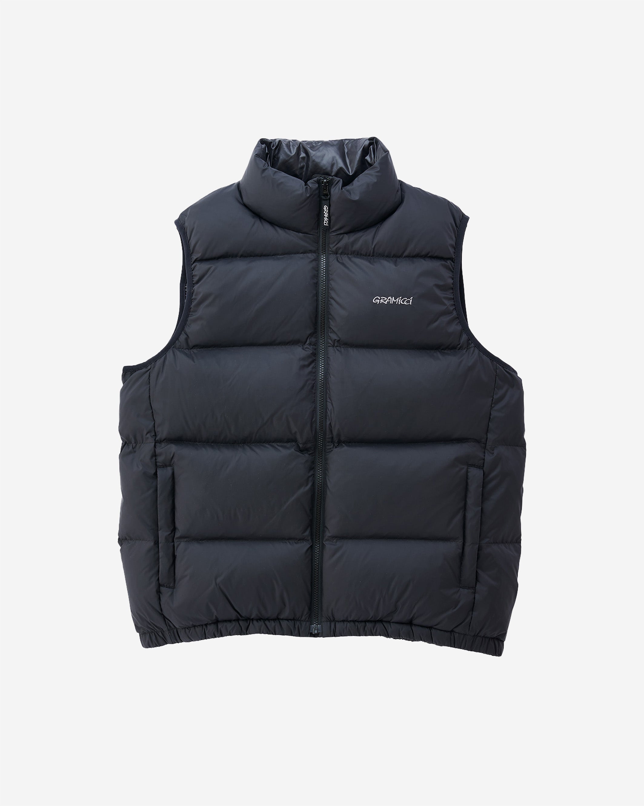 The Gramicci Down Puffer Vest is a great outerwear piece that is functional and fashionable. You can layer this down vest with a coat for colder days or wear over a t-shirt during warmer months. This comfortable vest is made with high-density, soft-textured taffeta that is made with 80% down and 20% feathers.