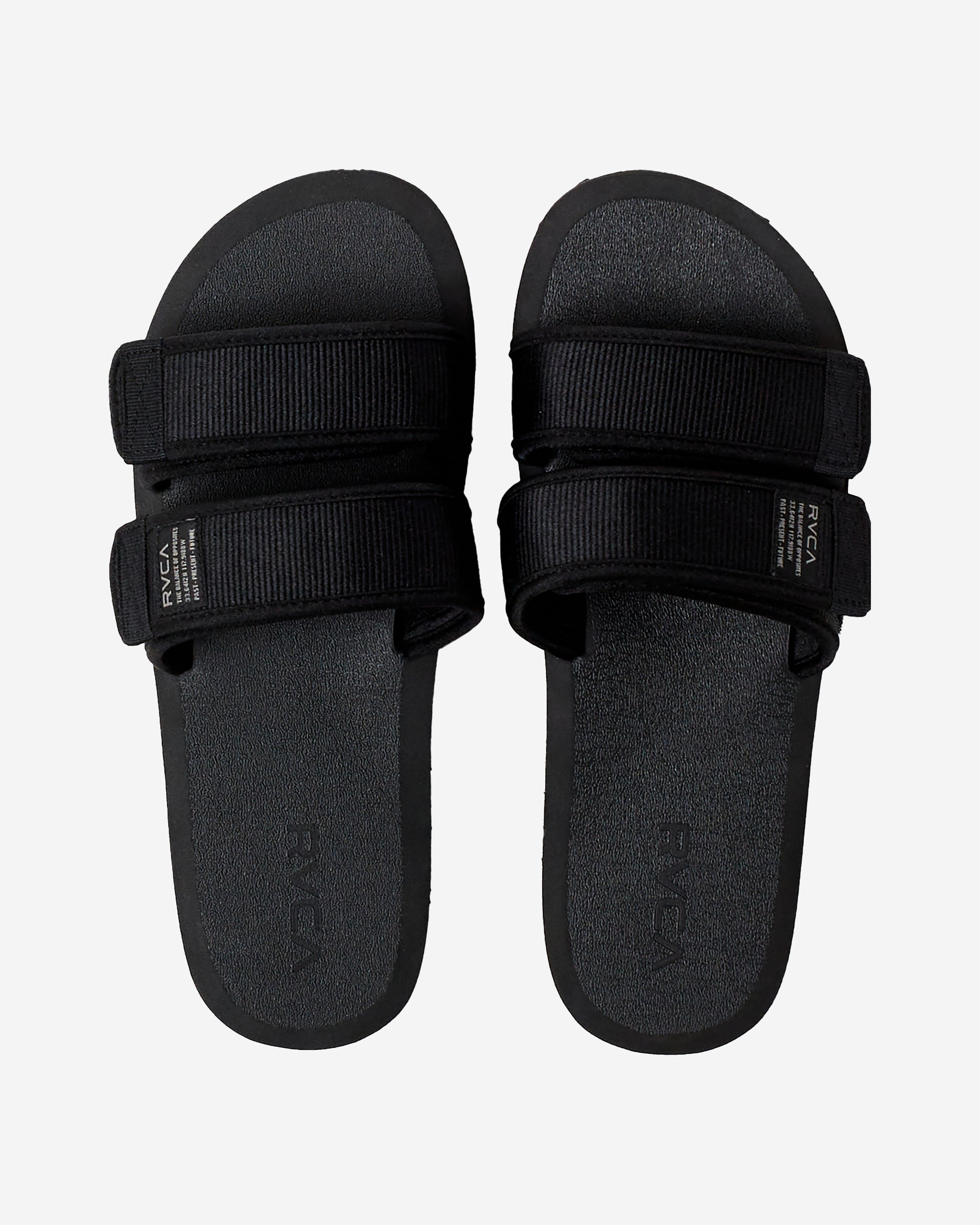Upgrading a classic slide sandal with a double hook-and-look strap design, these Perennial Collection sandals feature a durable tread outsole for better traction.