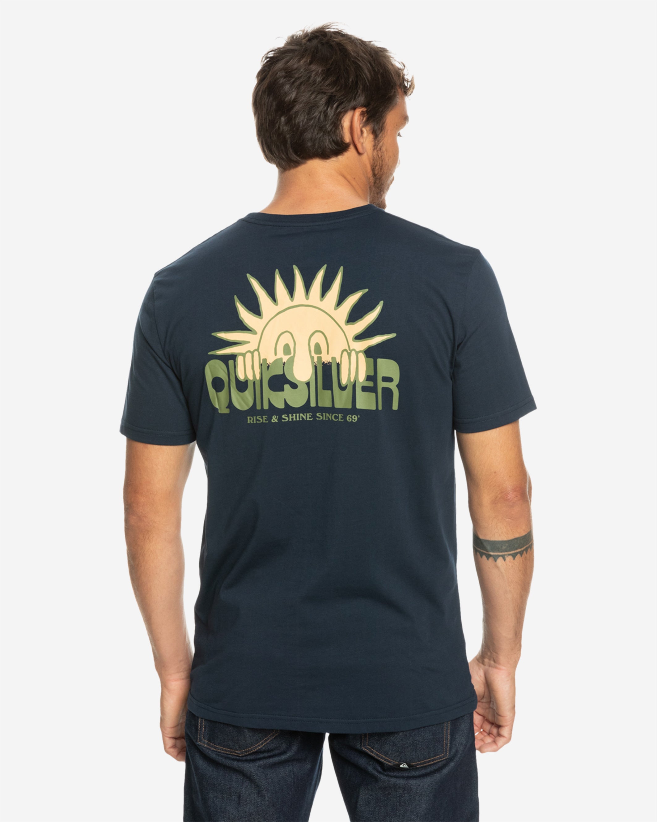 Quiksilver - Rise HUHET T-Shirt Shine & –