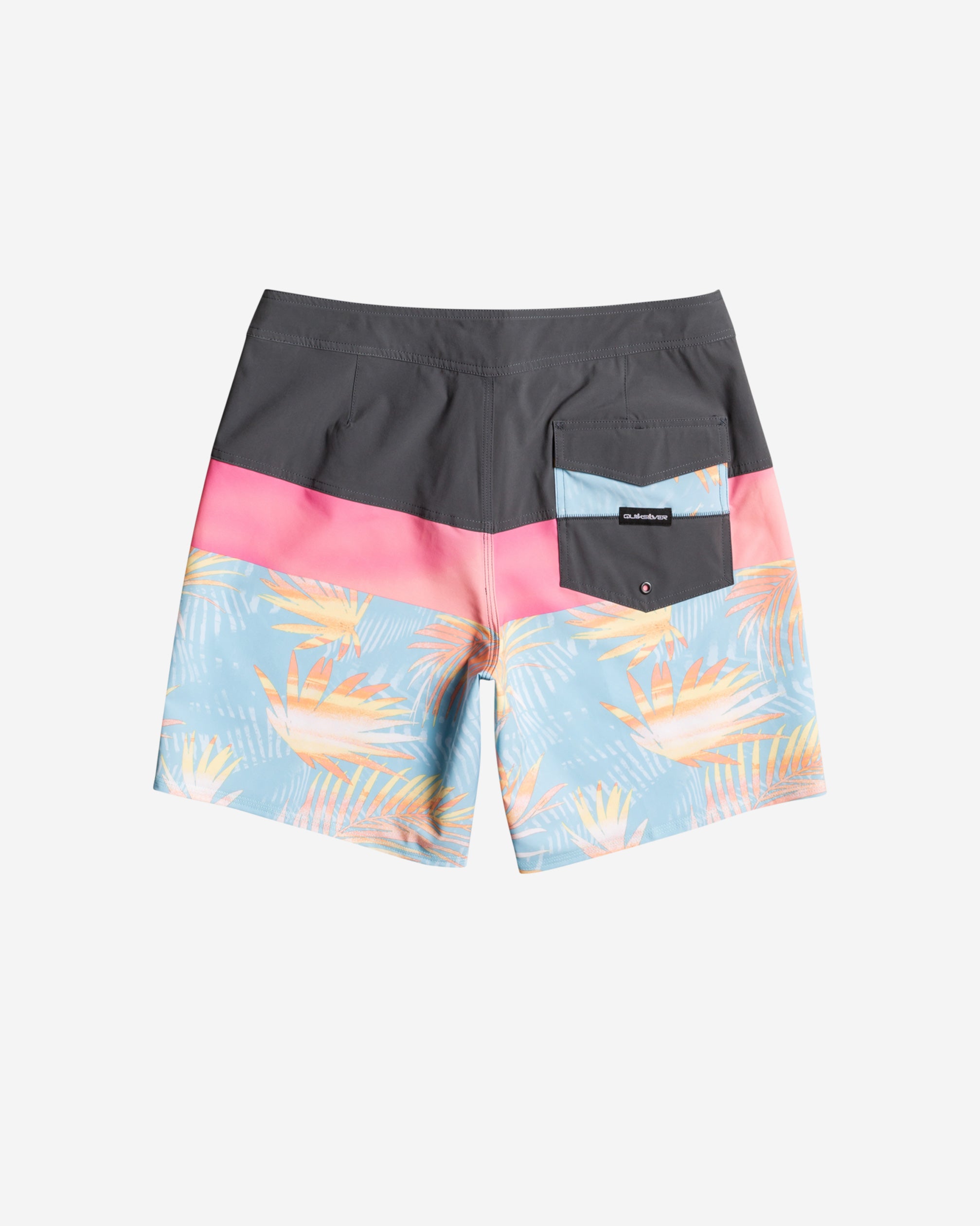 Prepare for battle. The SurfSilk Panel Boardshorts for men arms you with 4-way stretch for supreme mobility and camo panels for intense style. Built for high-performance surfing, the lineup won't know what hit it.