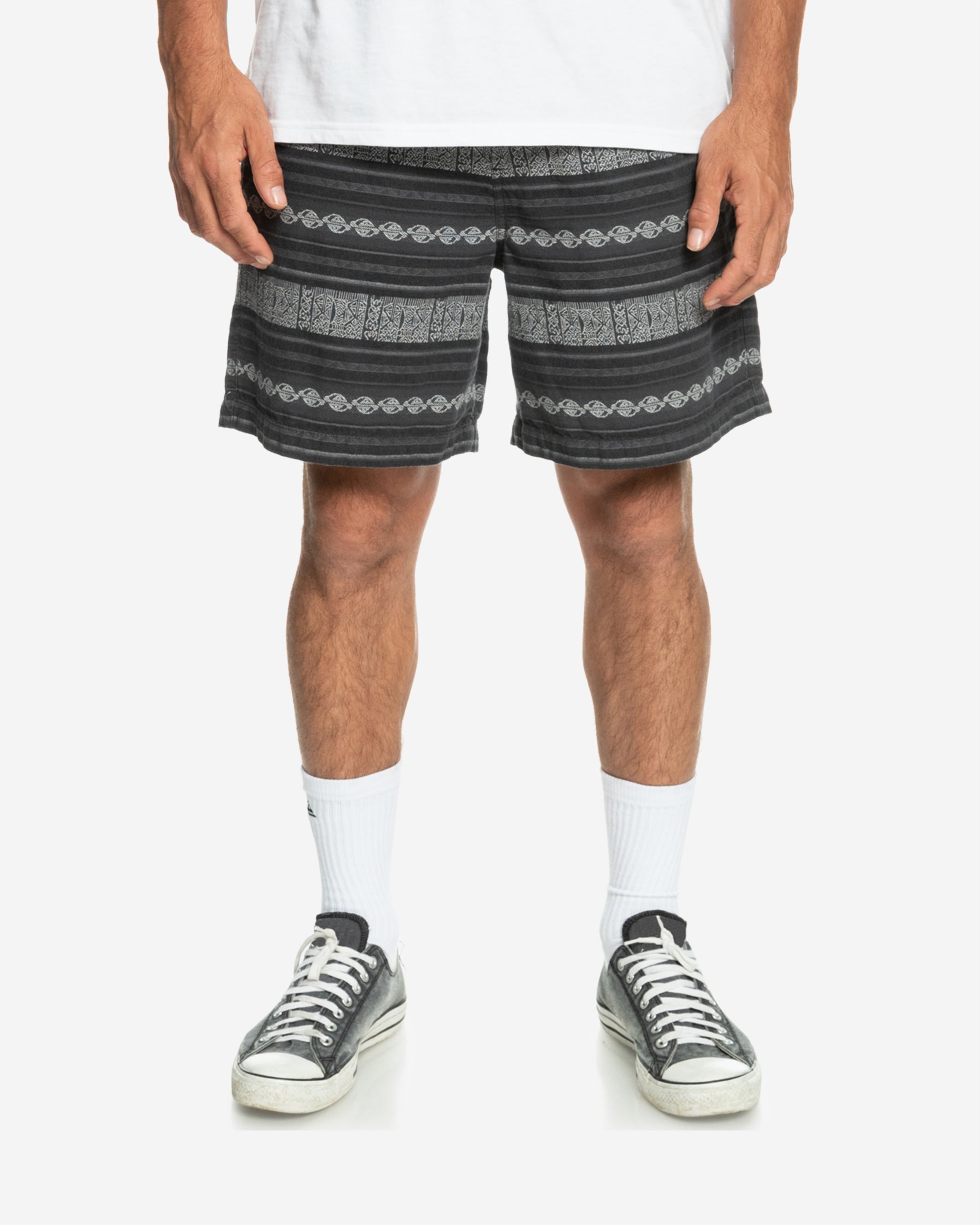 Jacquard brings a fresh point of view to our famous Taxer shorts. Still chill, but now slightly elevated for those times when you want to make a better impression. A relaxed fit and a drawcord closure tie the modern surf vibe altogether.