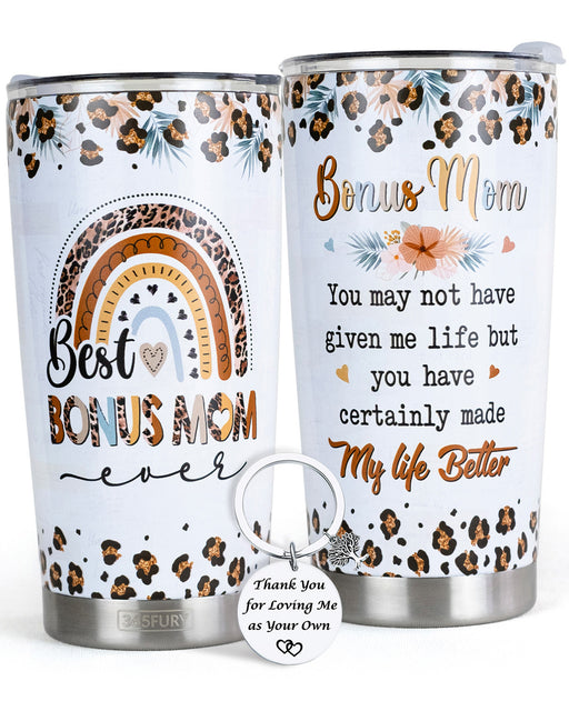 Thank You My Best Bonus Mom Custom 20 Oz Tumbler — 365FURY