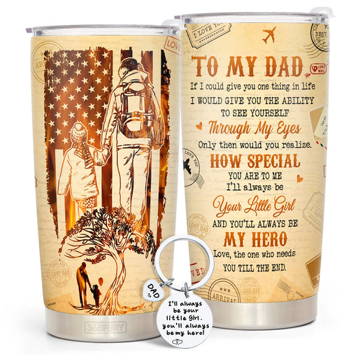 Look At You Landing My Mom Tumbler Personalized Funny Fathers Day Gifts For  Step Dad Bonus Dad - Laughinks