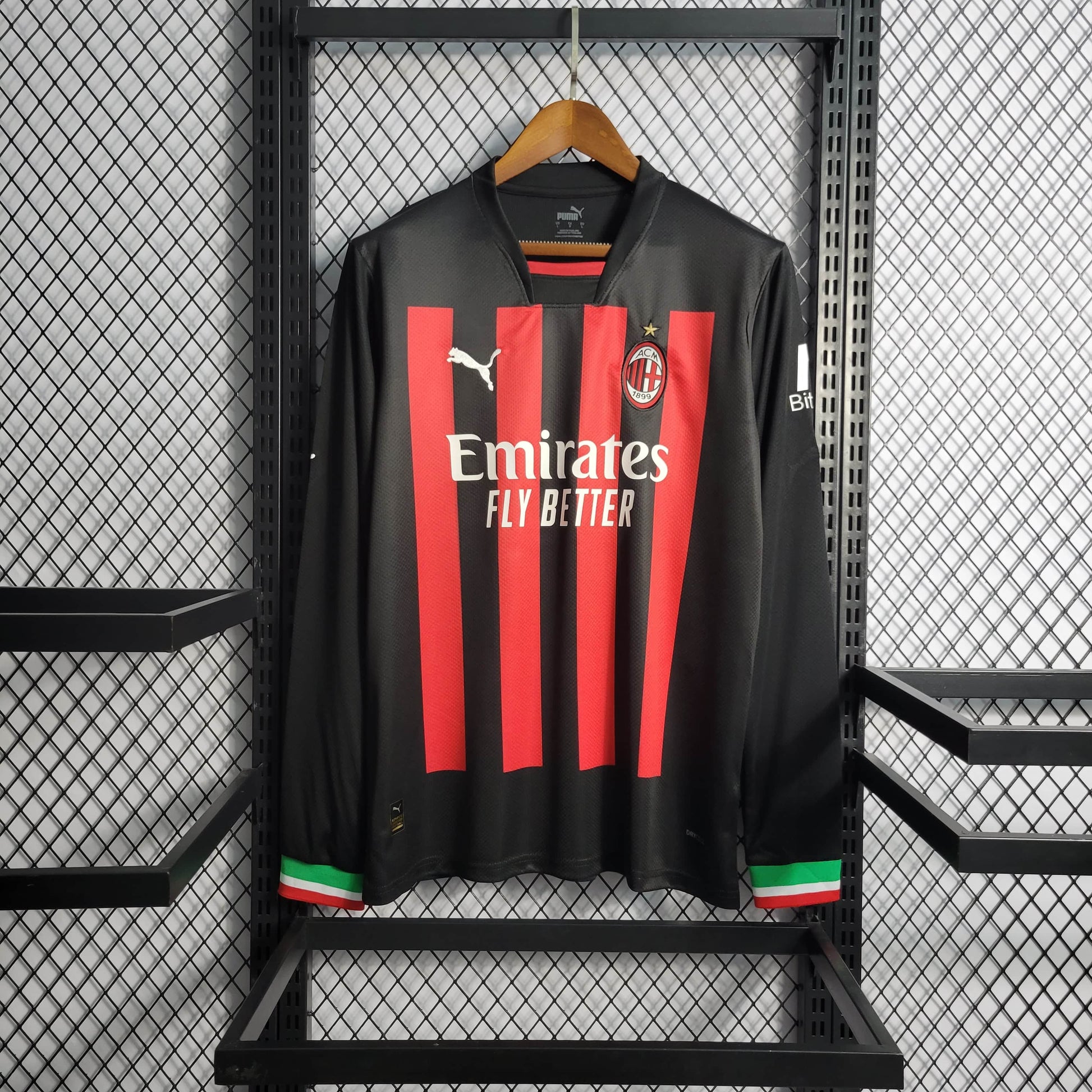 Spectaculair Varken Rusteloos AC Milan Adidas 22/23 Home Long Sleeve Stadium Kit – Halvdan