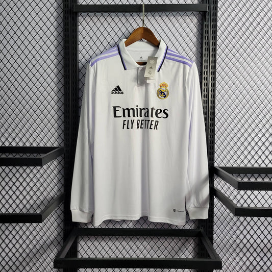 Adidas Real Madrid Home Authentic L/S Jersey 2023-2024 - XXL